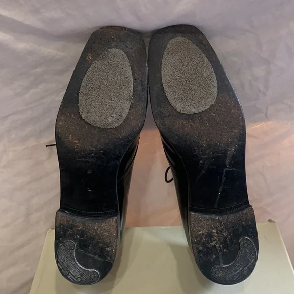 rare - PRADA center seam leather lace ups - Picture 7 of 10